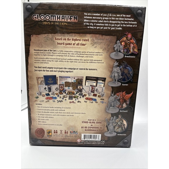 Gloomhaven: JAWS OF THE LION Board‎ Game. Pre-Iwned - Picture 3 of 16